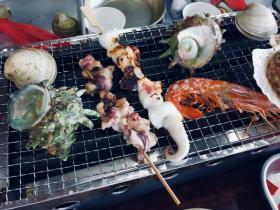 海の恵みのBBQ！